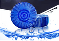 Nettoyant automatique pour toilettes à bulles bleues solide pour salle de bain Désodorisant