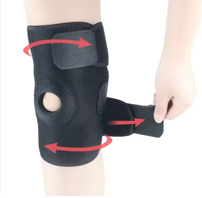 1 Paire de Genouillères de soulagement de la douleur à infrarouge lointain, genouillères auto-chauffantes, Support de genou, attelle de genou magnétique pour les douleurs d'arthrite