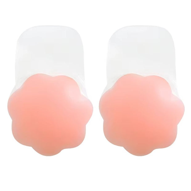 soutien-gorge Invisible adhésif en forme de lapin, en Silicone, couvre-tétons réutilisables pour femmes