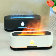 Diffuseur d’arômes led effet flamme – humidificateur et décoration