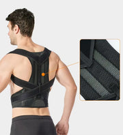 Ceinture correctrice de posture réglable et respirante pour hommes et femmes