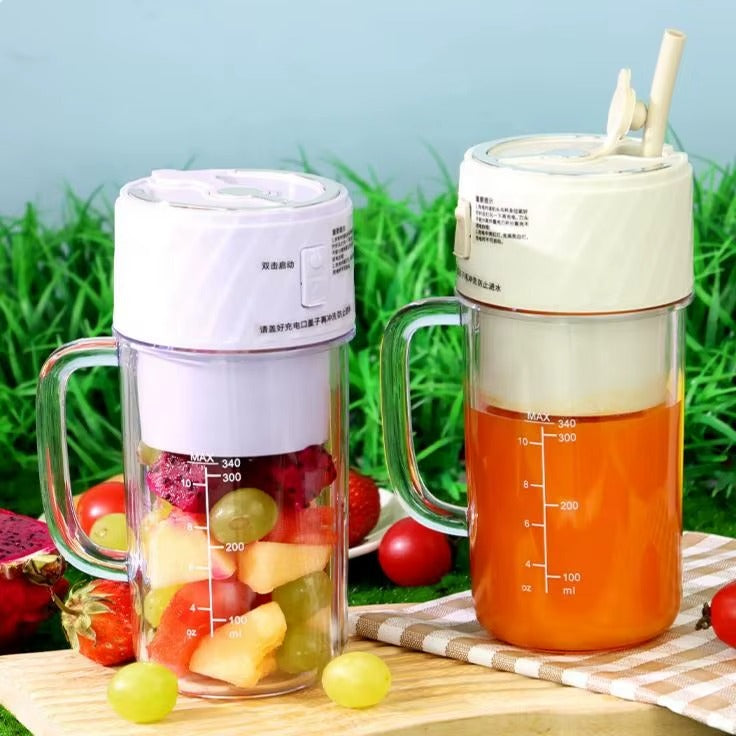 Mixeur Portable USB Multifonction pour Smoothies, Blender Personnel, Tasse à Jus de Fruits avec Lames Puissantes pour le Bureau, maison, la boutique etc...............